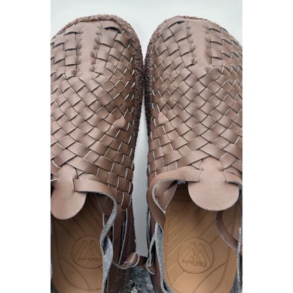 Malibu - Latigo Woven Faux Leather Sandals - Men - Dark brown Men’s Size 10 main image 10